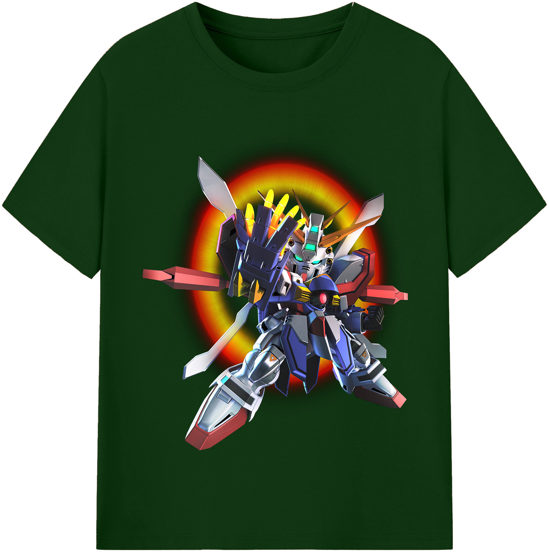 （画像用） 機動戦士ガンダム Mobile Suit Gundam 綿100％半袖Tシャツ（フロントプリント）